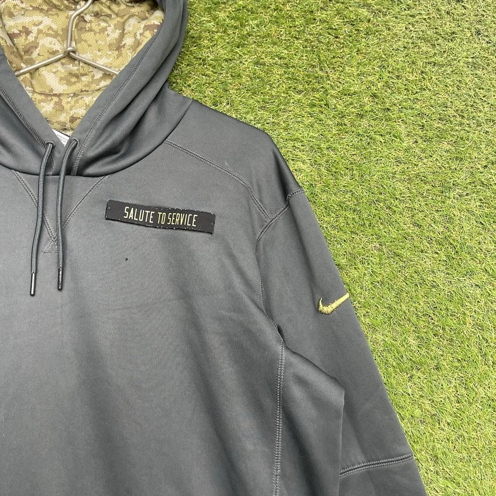 Cleveland Browns Nike Hoodie Mens Large On Field Apparel Salute To Service Camo